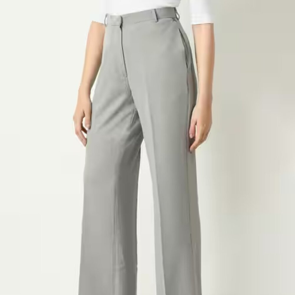 H&M Light Green High Rise Women's Dress Pants Trousers Size 8